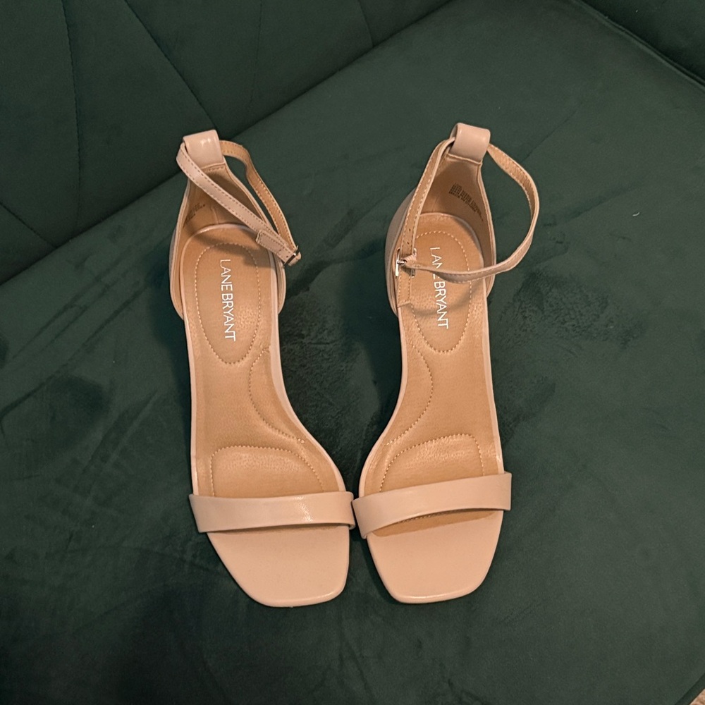 Lane Bryant Nude Heels - Wide width